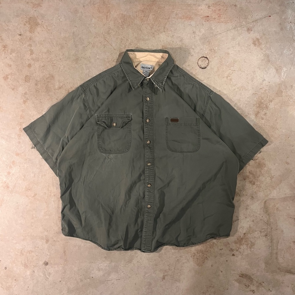 •Distressed Carhartt Work Shirt•